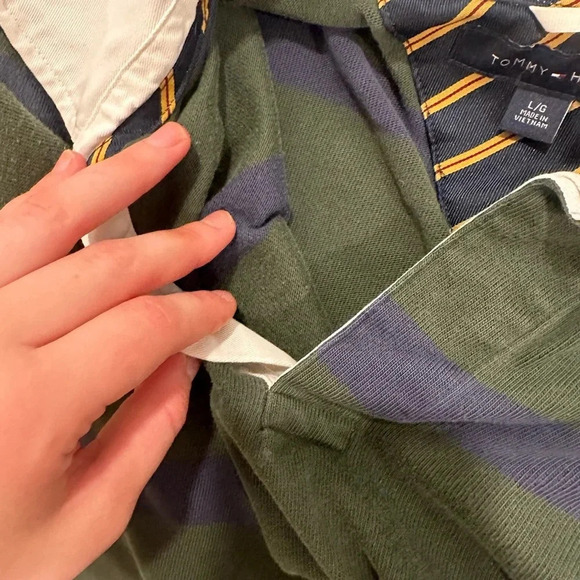 TOMMY HILFIGER vintage polo top large - Picture 6 of 16